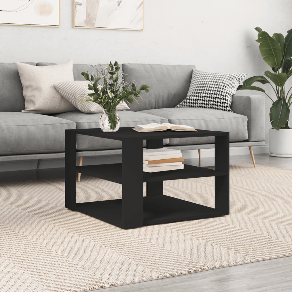 vidaXL Coffee Table Accent Storage Home Living Room Furniture Engineered Wood-2