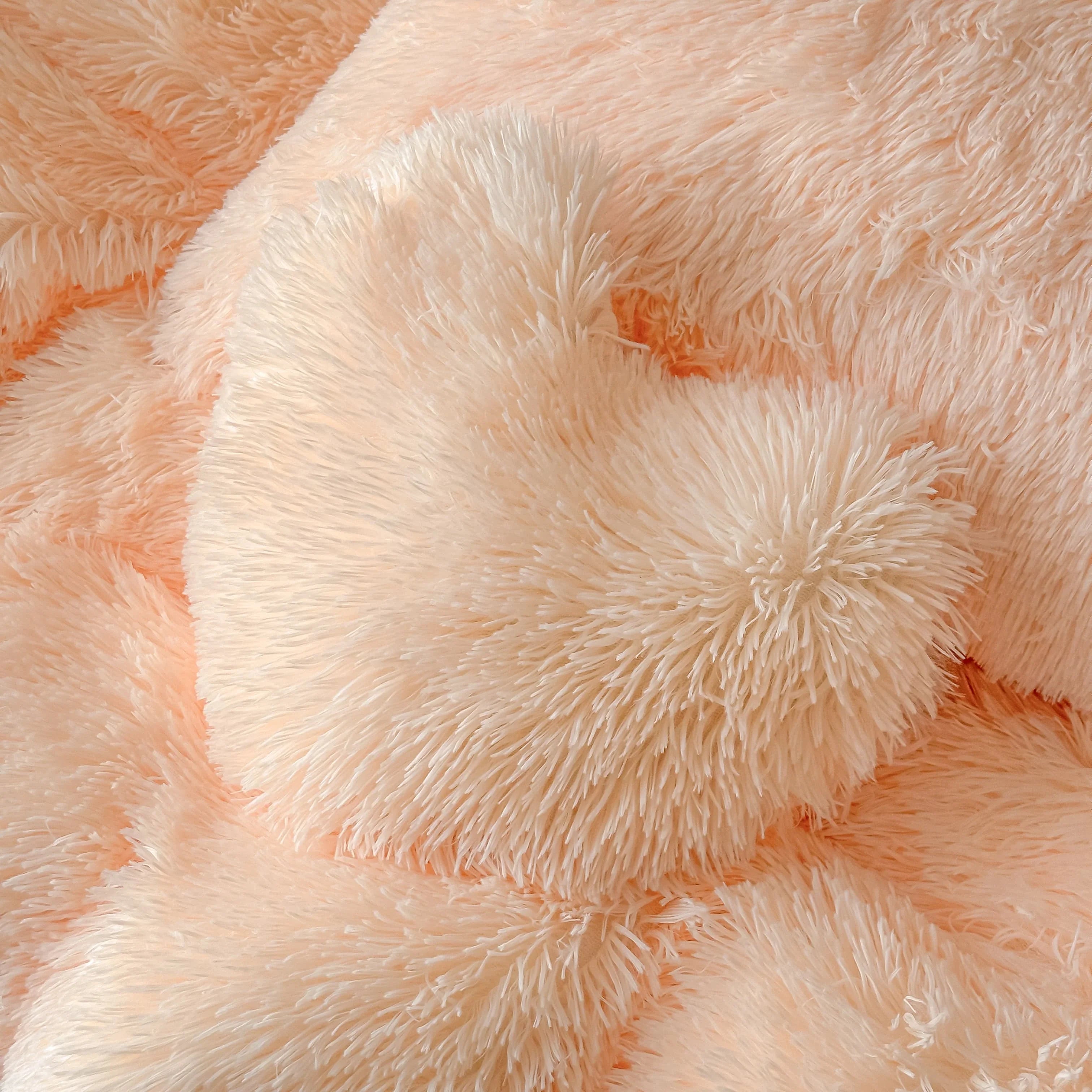 Soft and Breathable Home Four-Piece Bed Set, Polyester and Plush Fabric,-2